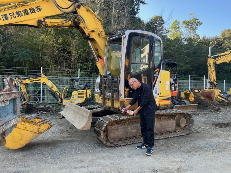 0.25ｍ3重機　下取りに出しました