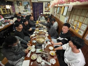 会社の忘年会を美濃市で行いました