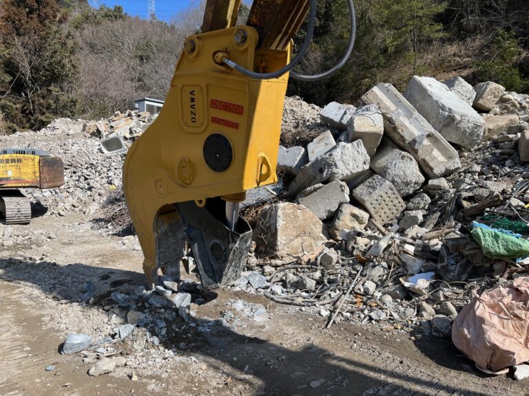 岩石・庭石　　破砕機の購入